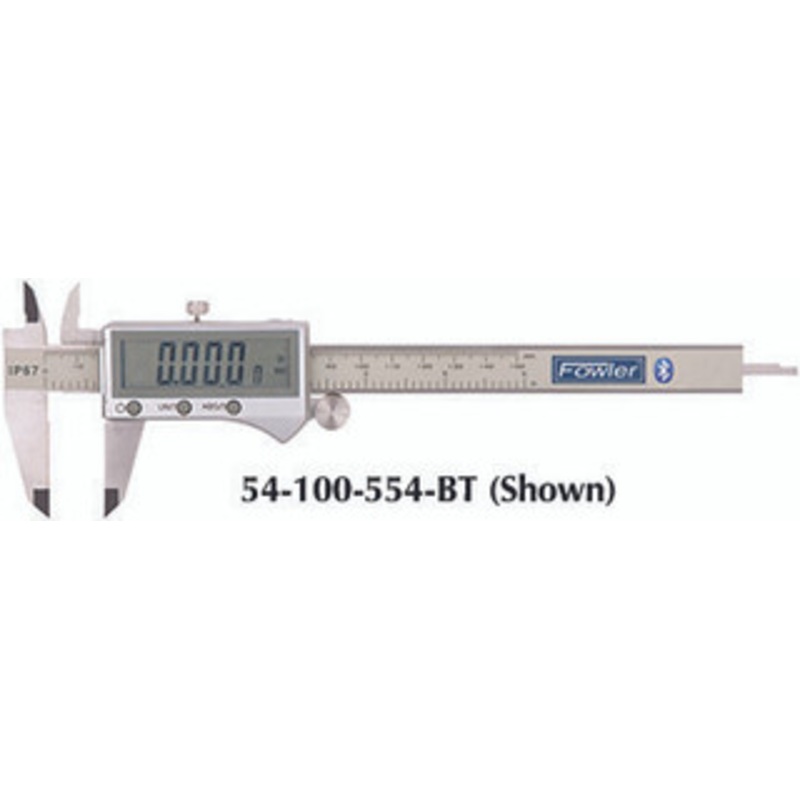 Fowler IP67/Bluetooth PLUS Electronic Calipers