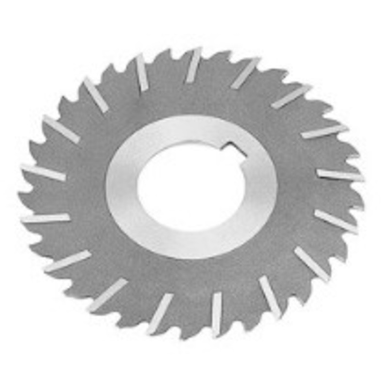 TMX Metal Slitting Saw, Plain Tooth with Side Chip Clearance, 2-1/2 dia., 1/8 face width, 1 hole size – 5-748-234