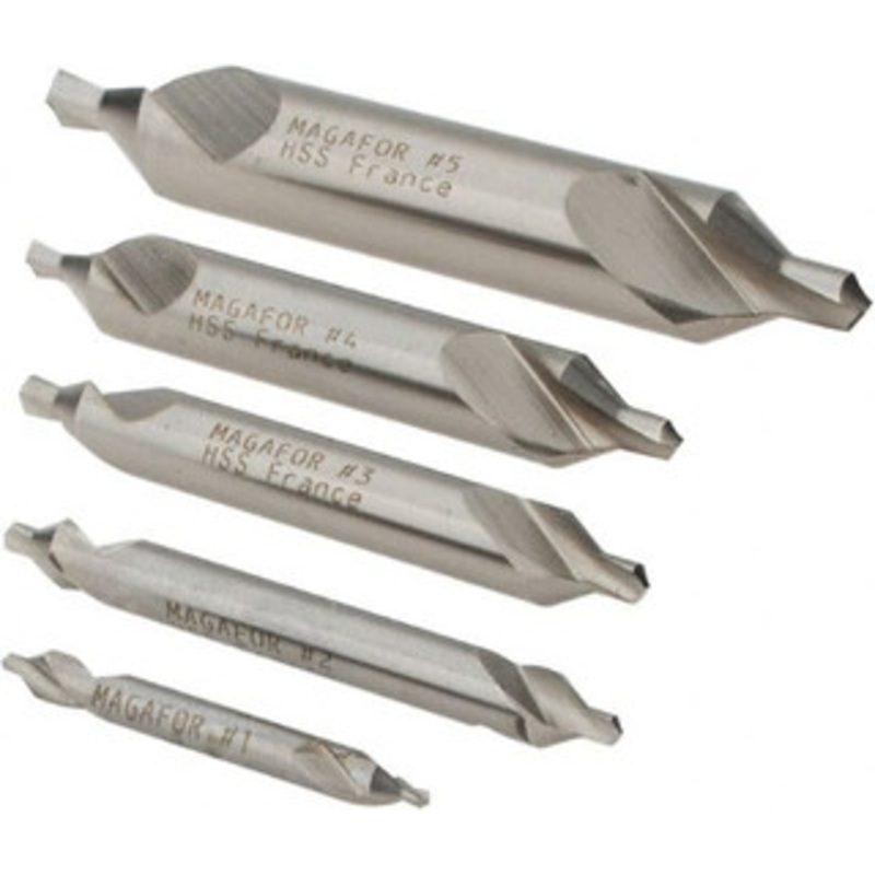 Magafor 5 pc. HSS Drills and Countersink Set, Bulge Type – 82-250-2