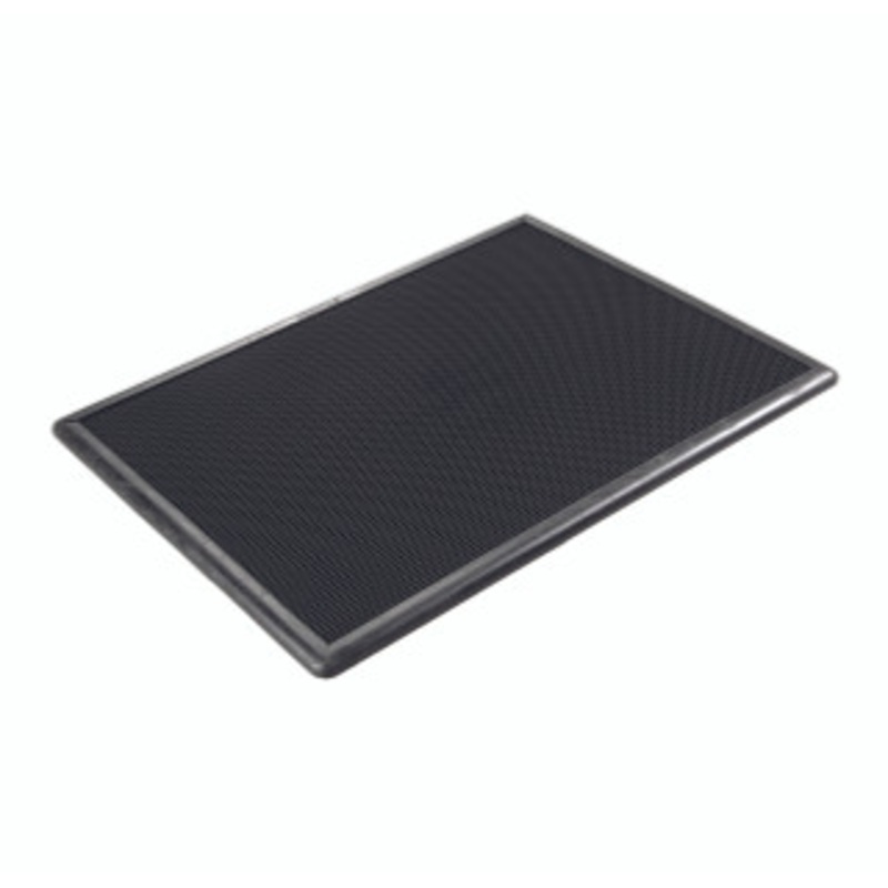 Wearwell Sanitizing Foot Mat w/ 3/4 Edges, 1/2in x 24in x 32in – 222.12X24X32BK