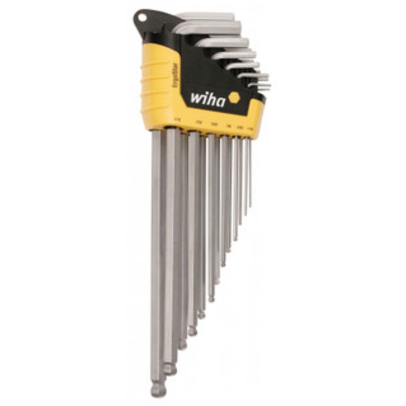 Wiha ErgoStar Ball End Hex L-Key Inch 13 Piece Set – 66988