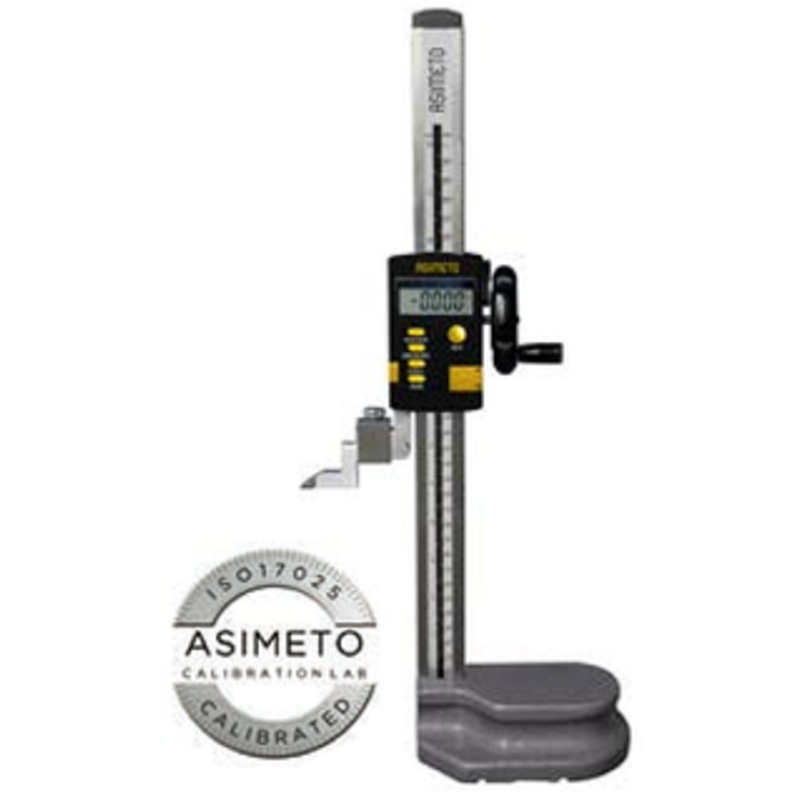 Asimeto Single Beam Digital Height Gage w/Hand Wheel 0-24 Range – 7626240