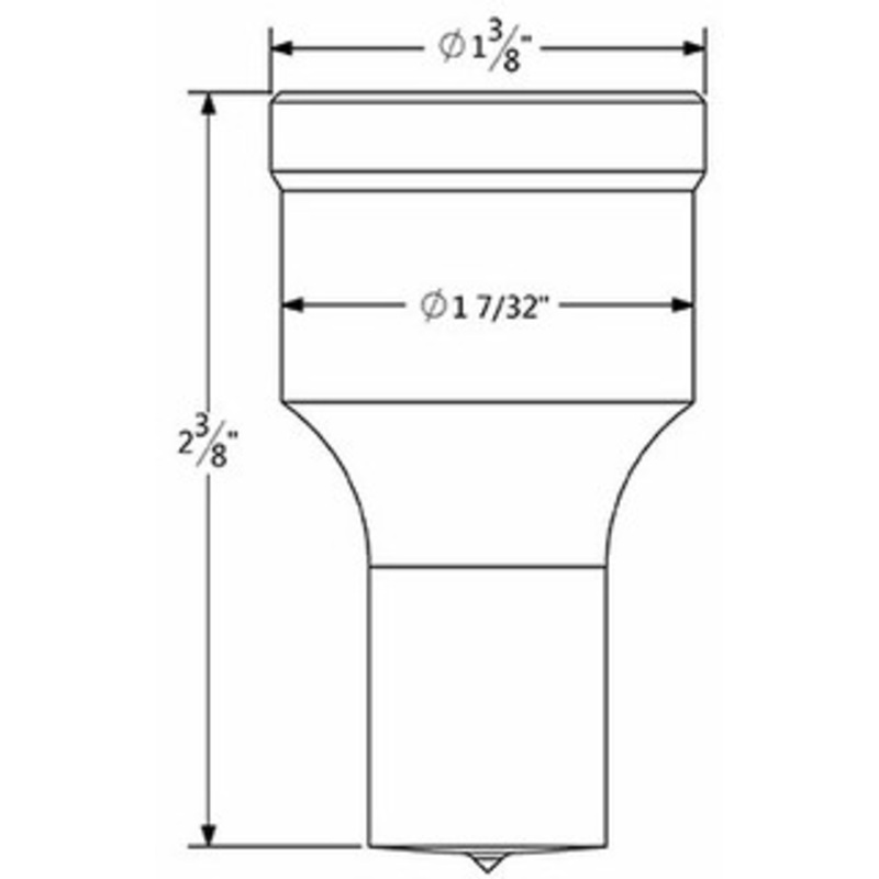 221 Square Punch 5/16 with 1/4 x 1/8 Keyway – 221810