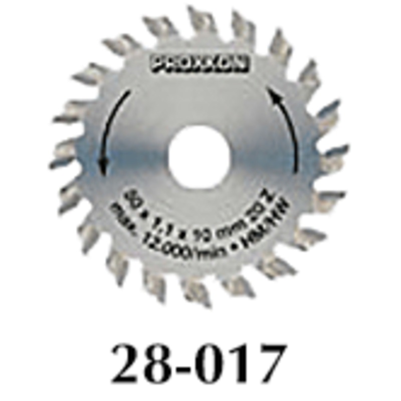 Proxxon Tungsten Tipped Saw Blade, 20 Teeth – 28-017