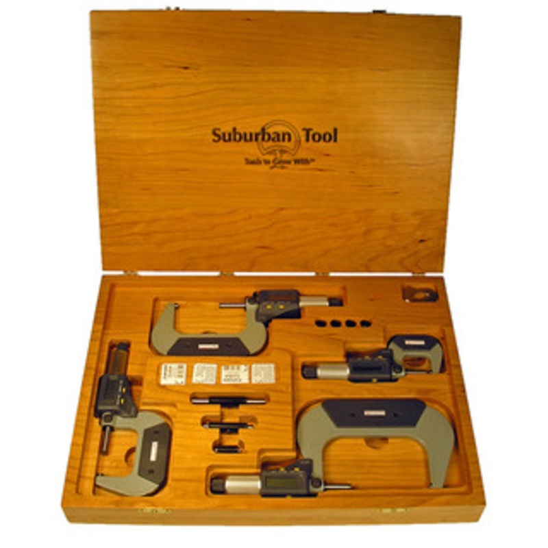 Suburban IP54 Electronic Digital Micrometer Set 0-4 Range – SMI-WC-EDMIPS-0020