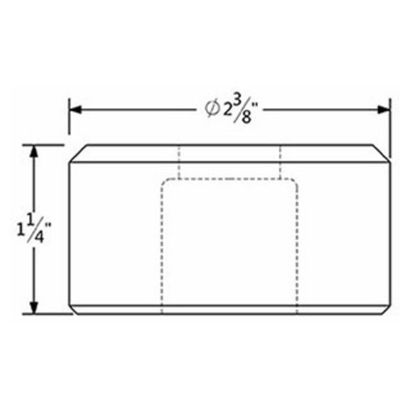 419 Oblong Die 15/16 x 1-9/16 with 2 Whistle Spots – 41993050