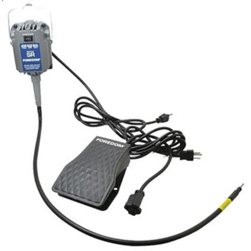 Foredom Flexible Shaft 1/6 HP SR Hanging Motor With SXR Foot Control In Cast Iron Housing – M.SR-SCT