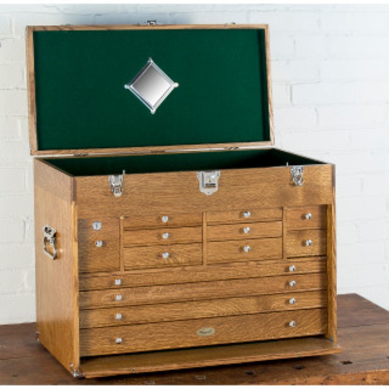 Gerstner 13-Drawer Pro-Series Chest GO2613, Golden Oak
