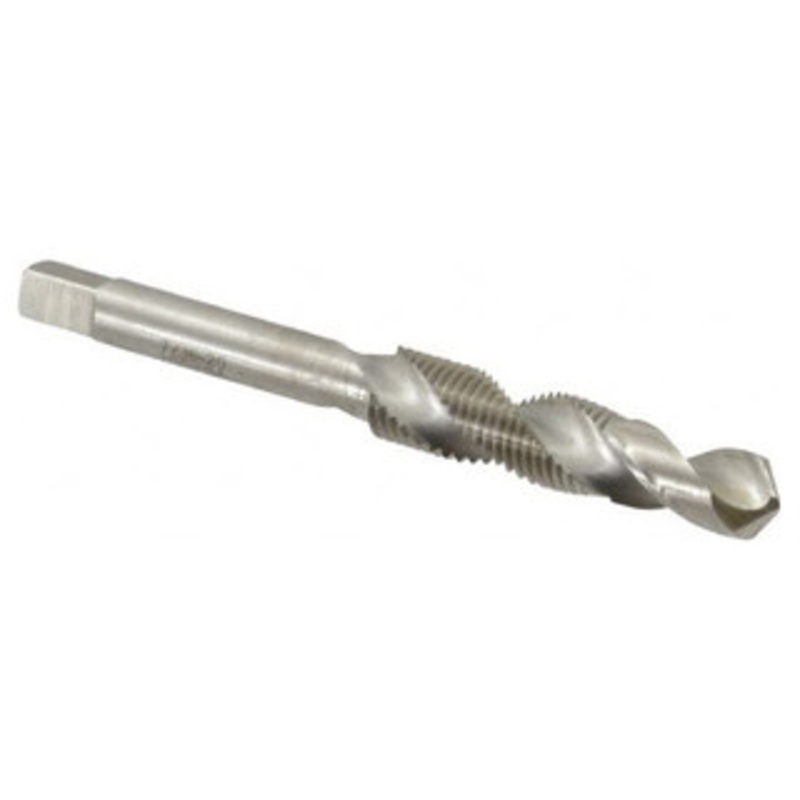 Interstate HSS Combination Drill Tap, Fractional Size 7/16-20 Thread – 72-347-8