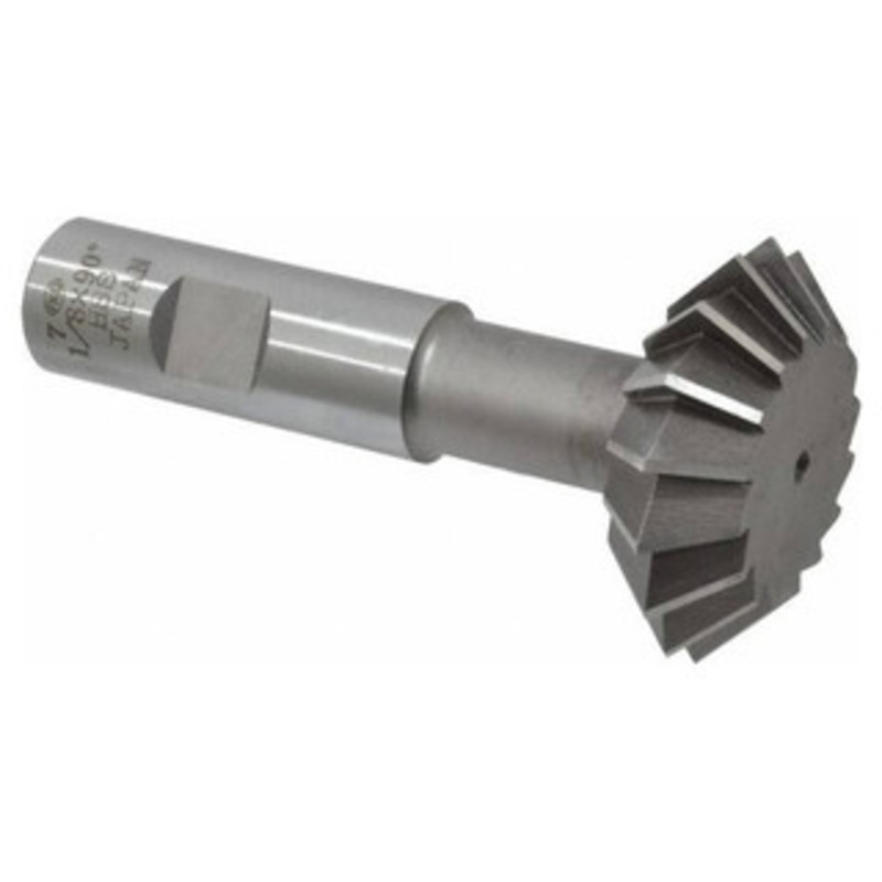 Interstate HSS Double Angle Cutter, Shank Type, 90, 1-7/8 dia, 3/4 shank – 71-327-1