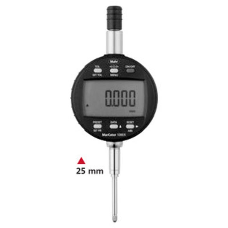 Mahr MarCator 1086 ZR Digital Indicator w/ Selectable Resolution, 25mm/1 – 4337651