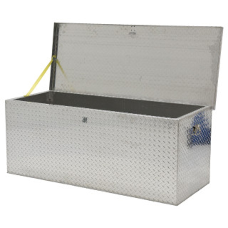 Vestil Aluminum Treadplate Portable Tool Box with Casters, 60 x 24 x 24 – APTS-2460-C