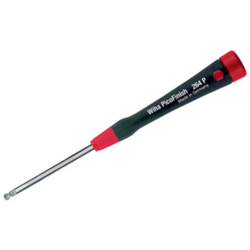 Wiha PicoFinish Precision Ball End Hex Screwdriver 5/64 x 50mm – 26457