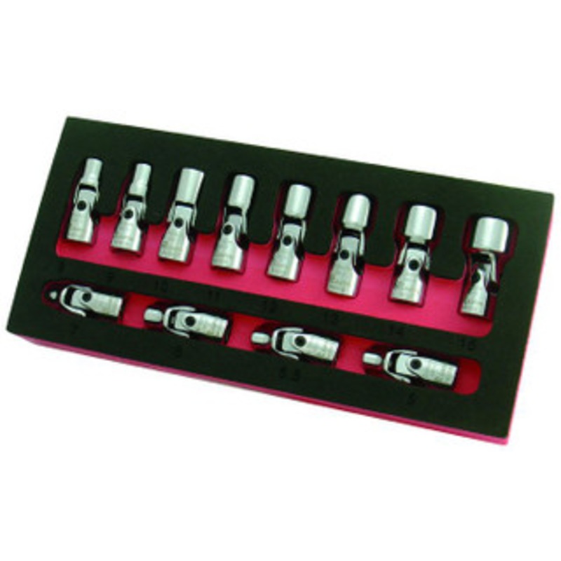 Astro 12PC Metric 1/4Drive Flex Socket Set 6PT – 7412-2