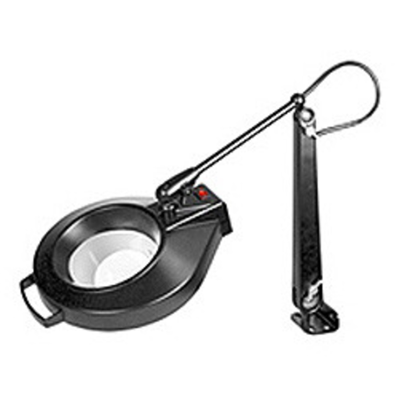 Dazor Iron Man Machine Clamp Magnifier, 11-diopter (3), Black – 1420E-11-BK