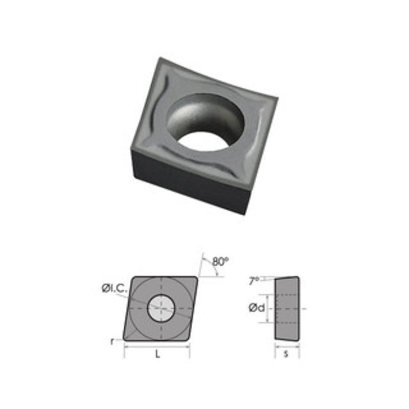 Precise CCGX -431-LH CARBIDE INSERT XC899 Pack of 10 – 6054-0431