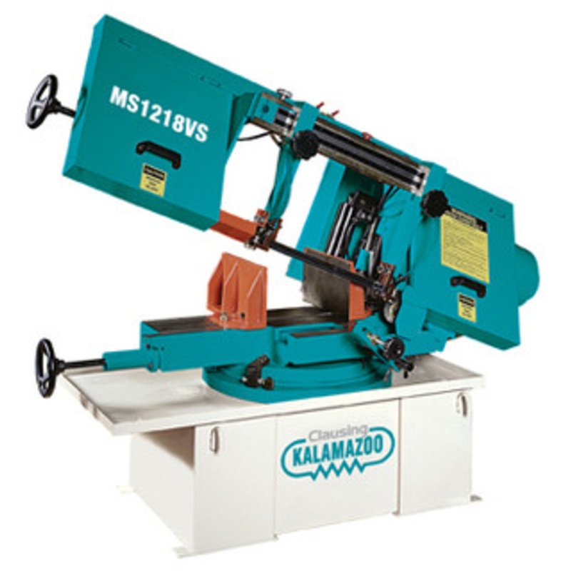 Clausing 12/305mm Wet Cutting Semi-Automatic Miter Bandsaw