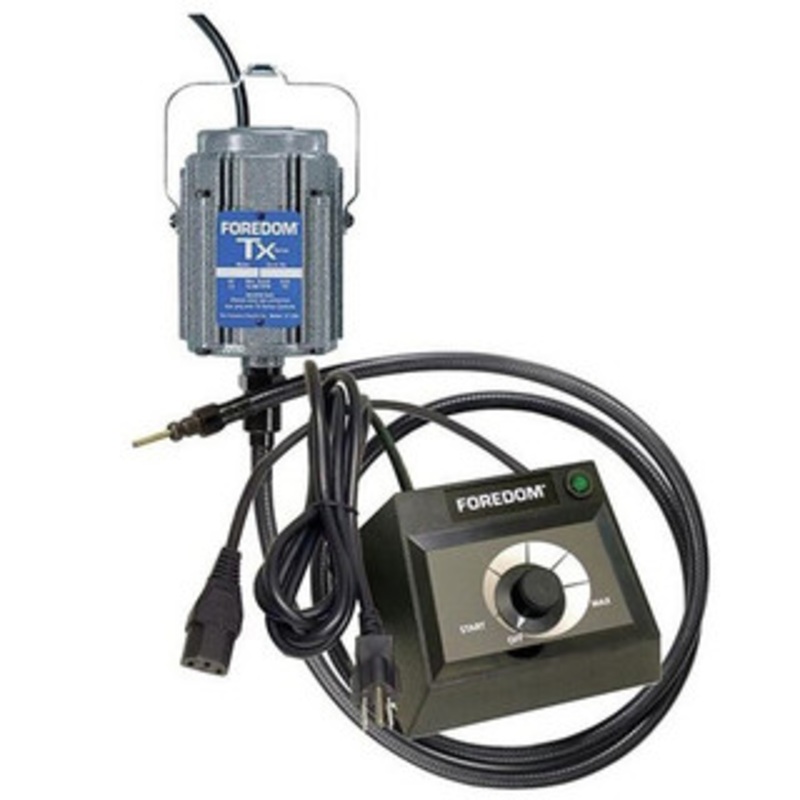 Foredom Flexible Shaft 1/3 HP TXH Hanging Motor With EMX Table Top Dial Control – M.TXH-EMX