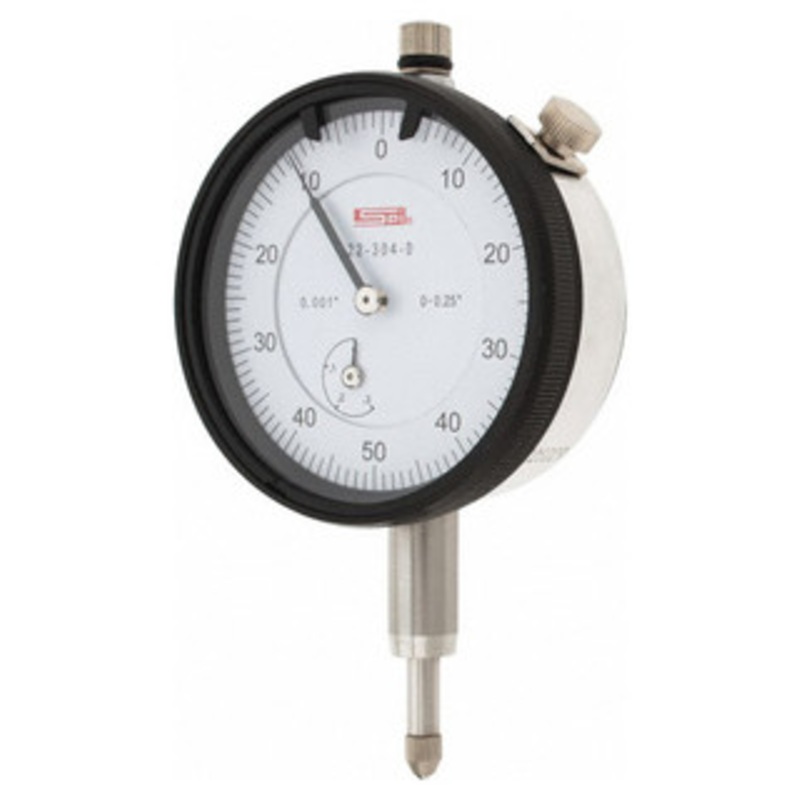 SPI Deluxe Dial Indicator, AGD Group 2, 0.250 Range, 0-50-0 Reading – 22-304-0