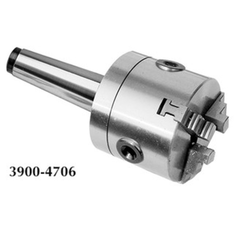 Precise 2MT Morse Taper Shank 3 & 4 Jaw Self Centering Chucks