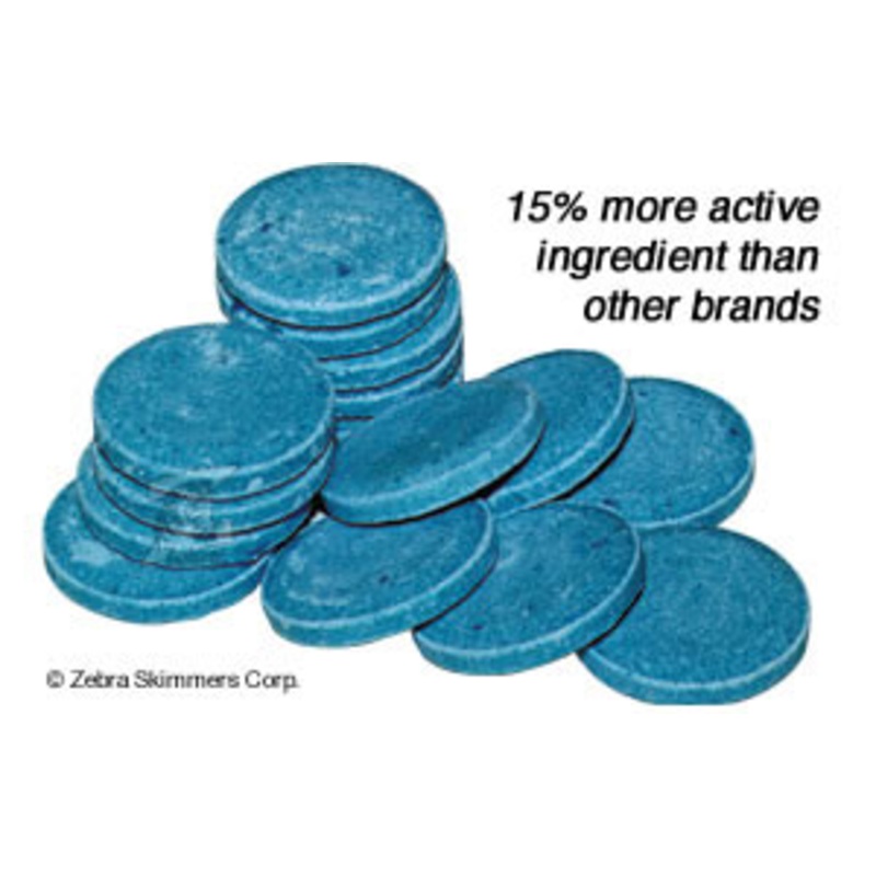 ZebraSkimmer Odor Control Tablets