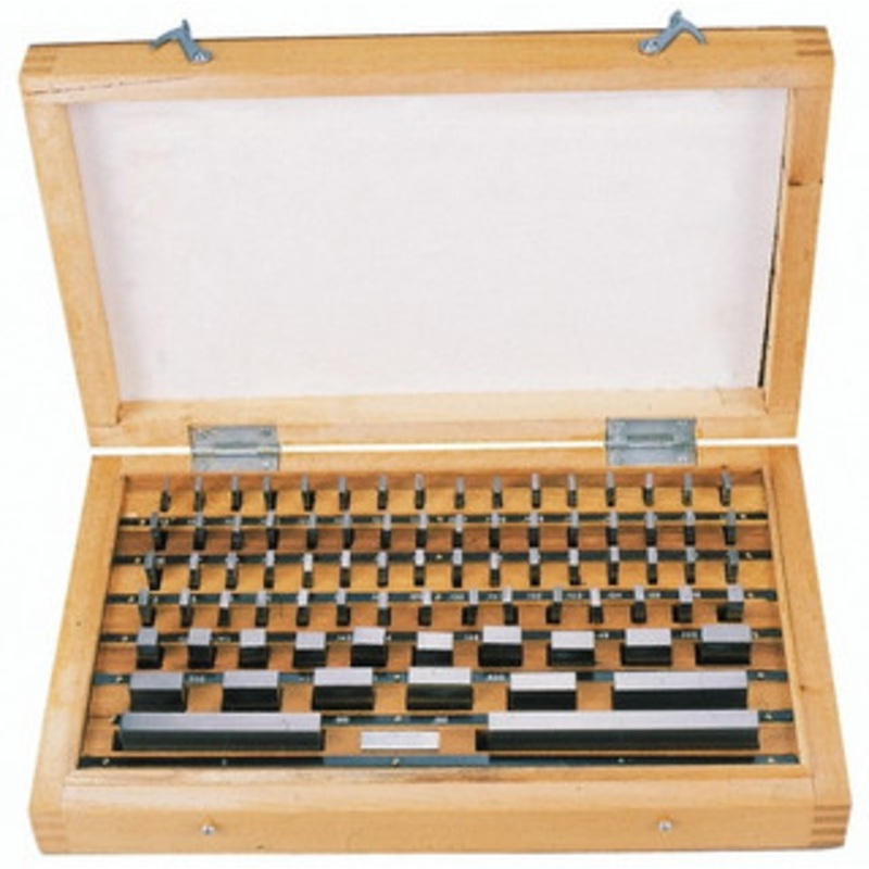 Precise 81 Piece Grade 3 Rectangular Gage Block Set, NIST Certified – CGB-300