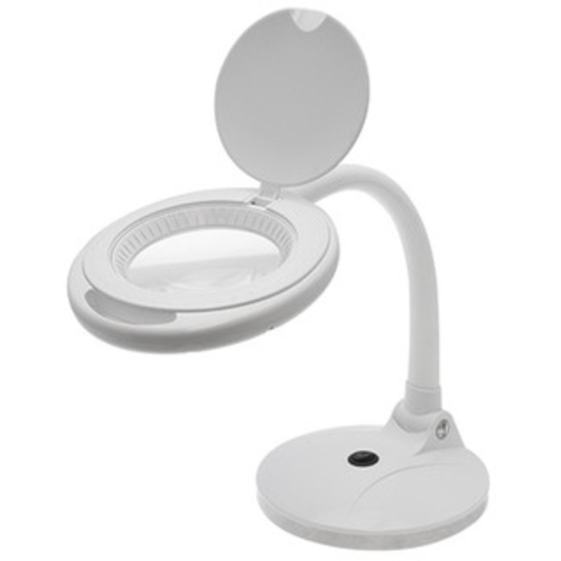 Aven OptiVue 5-Diopter LED Magnification Desk Lamp – 26507-XL5