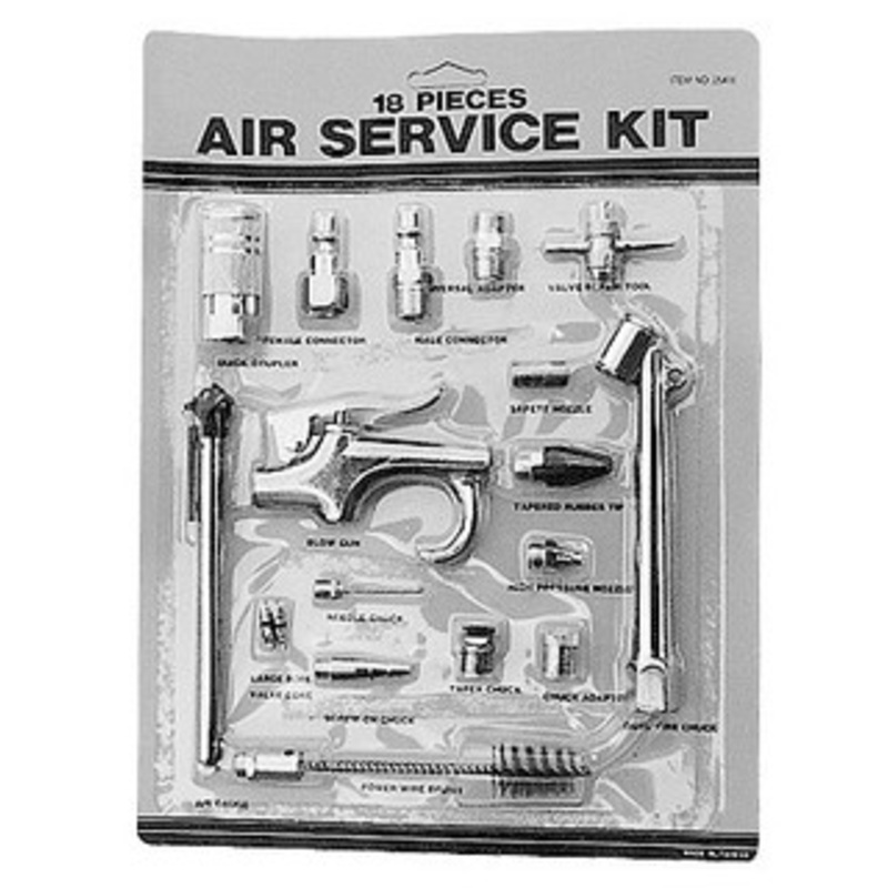Precise 18 Piece Air Service Kit – 7600-0100