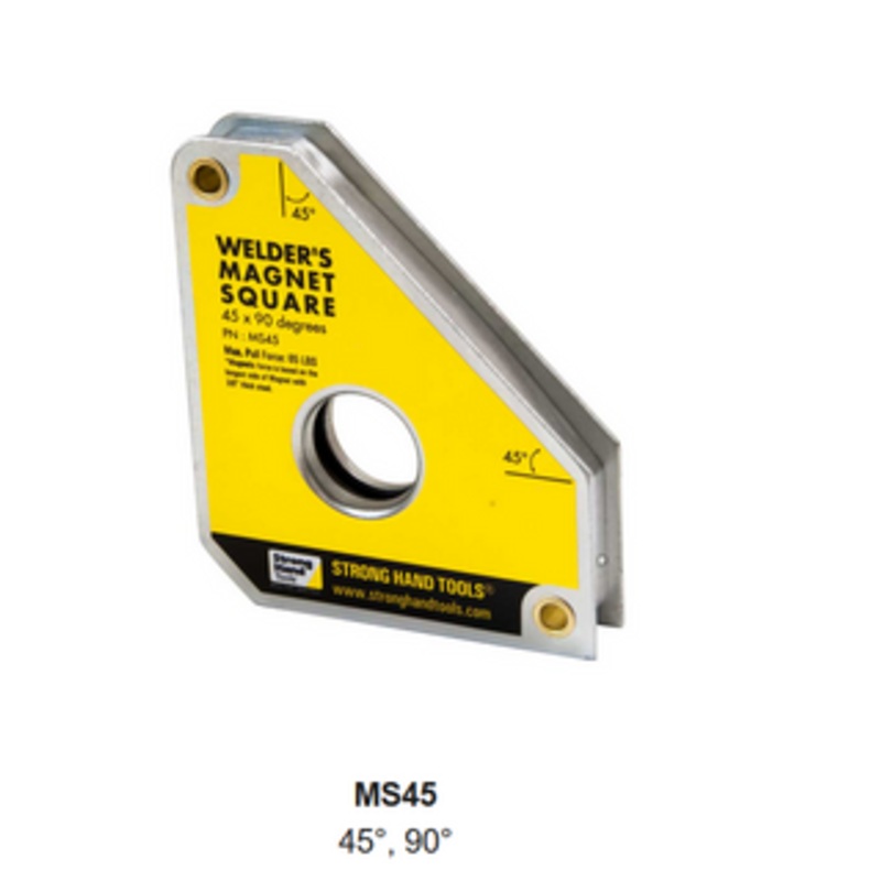 Strong Hand Standard Magnetic Square For Angles 45 And 90 – MS-45-1