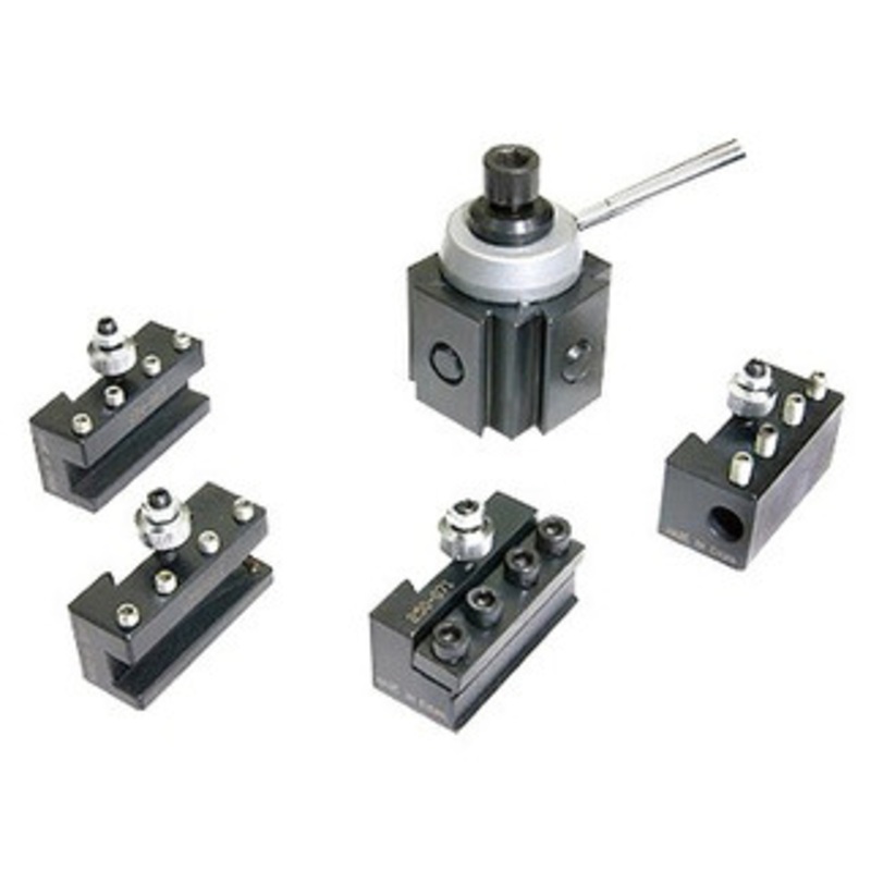 Precise 5 Piece Hobby Quick Change Tool Post & Holder Set – 3900-5349