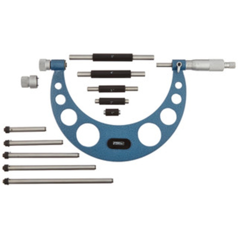 Precise Interchangeable Anvil Micrometers