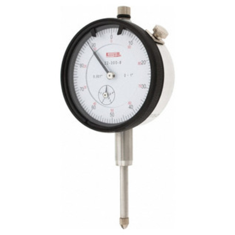 SPI Deluxe Dial Indicator, AGD Group 2, 1.00 Range, 0-100 Reading – 22-300-8