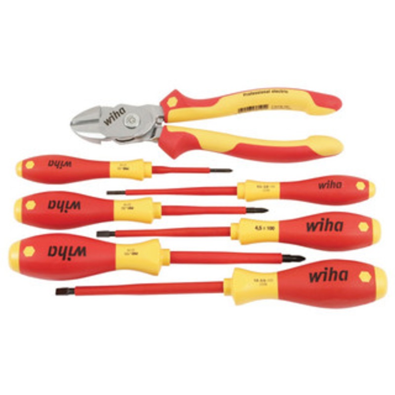 Wiha Insulated BiCut SuperCut and Screwdrivers 7 Piece Set – 32942