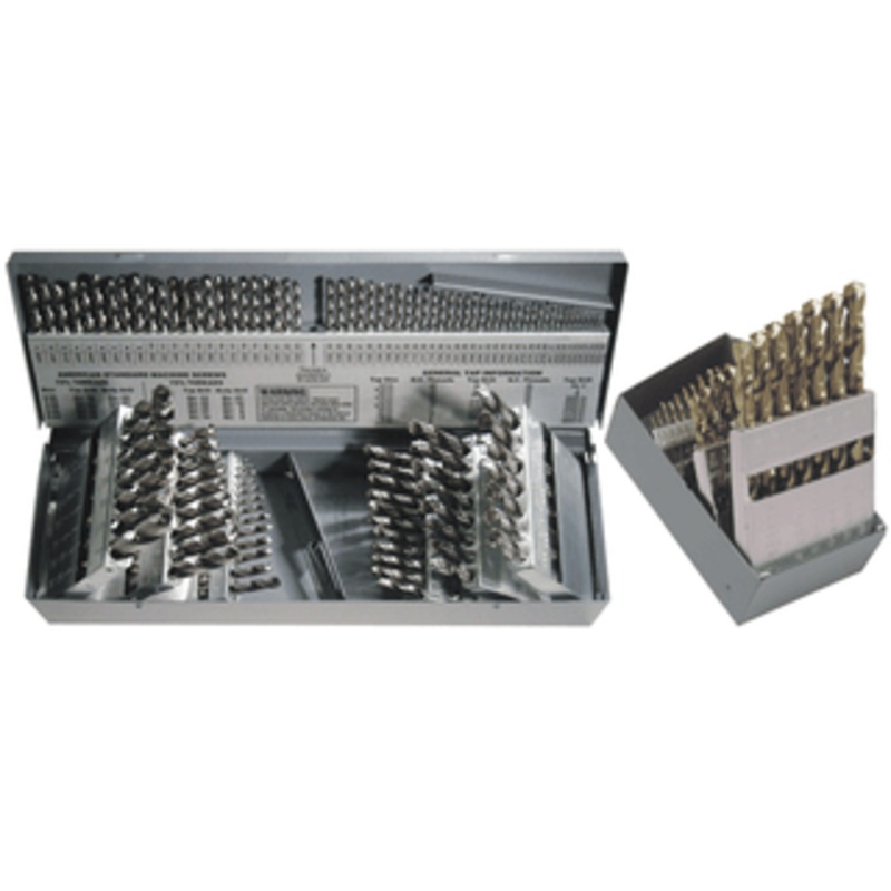 Morse Cobalt Drill Set, 135 Angle, 60 Sizes, #1 thru #60 – 18168