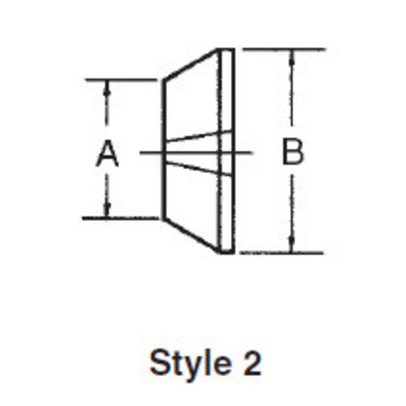 Riten Interchangeable Bell Head Adapter, Style 2, Center Type II – 00232