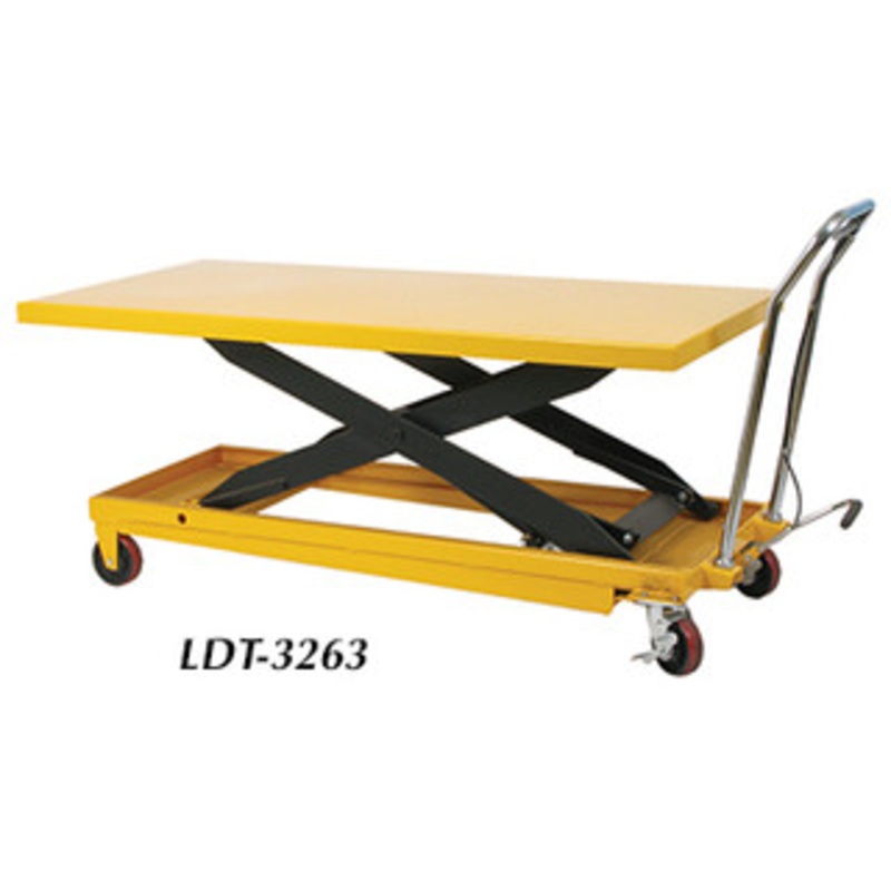 Wesco Long Deck Scissors Table 1100 lb. Capacity – LDT-3263