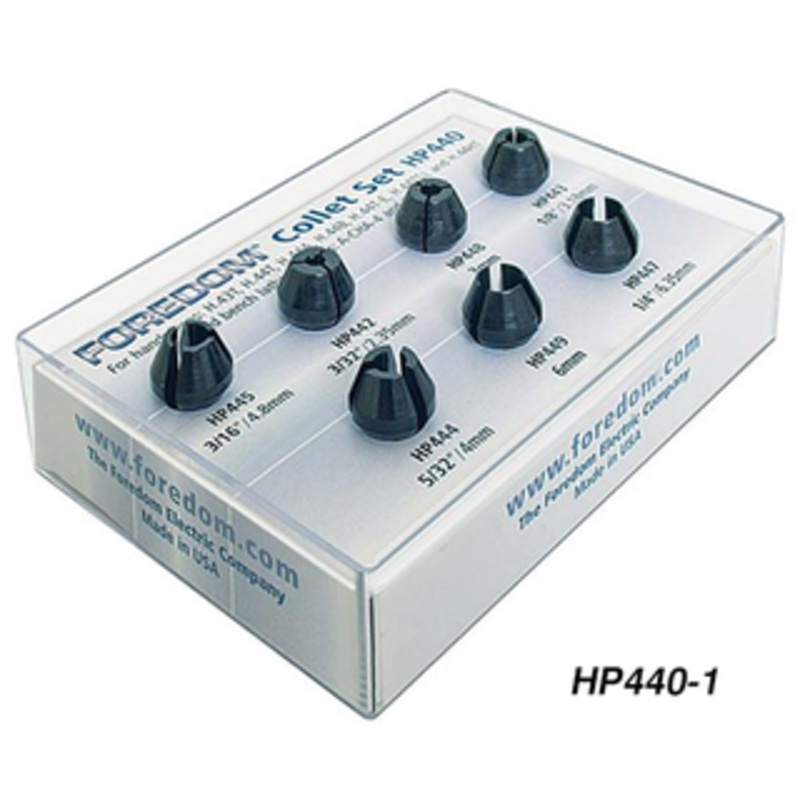 Foredom 7 Piece Handpiece Collet Set – HP440-1