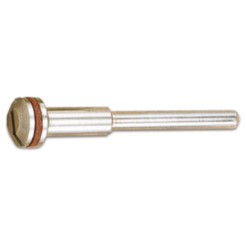 Grobet USA 1/8 Wheel Mandrel with Screw, 1/8 Shank – 43.162