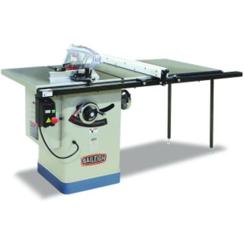 Baileigh TS-1040E-50-V3 Entry Level Cabinet Style Table Saw – BA9-1229613