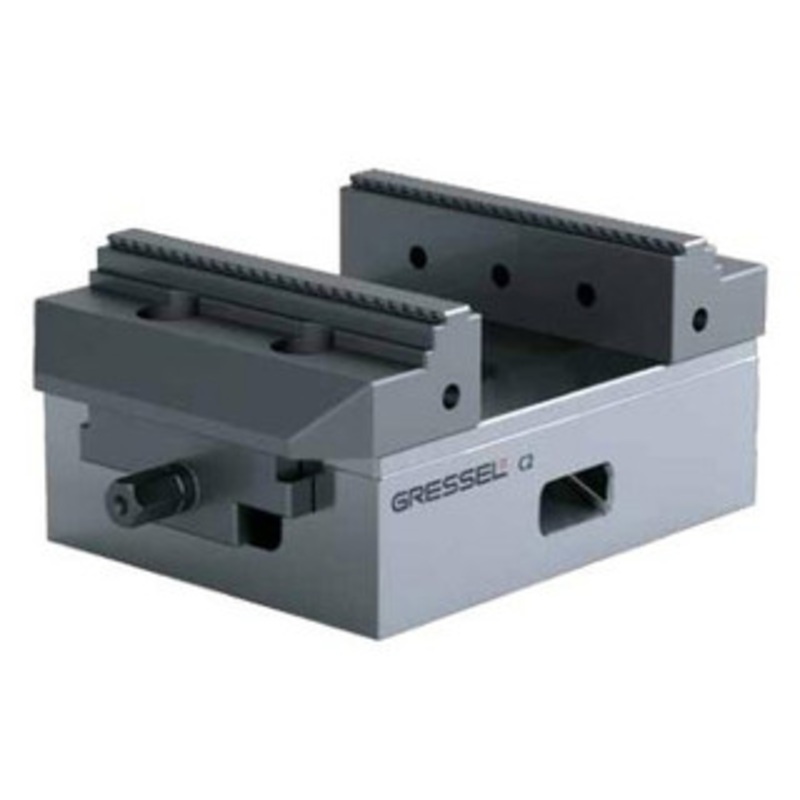 Gressel C2 Centric 125 Vise w/ Reversible Jaws (5 inch) – RJ-C2-125-L-160