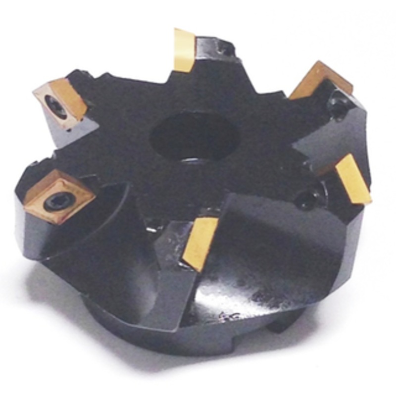 Precise 3 X 1 Bore 45 Degree SCMT Indexable Face Mill, 6 Teeth – 2062-3000