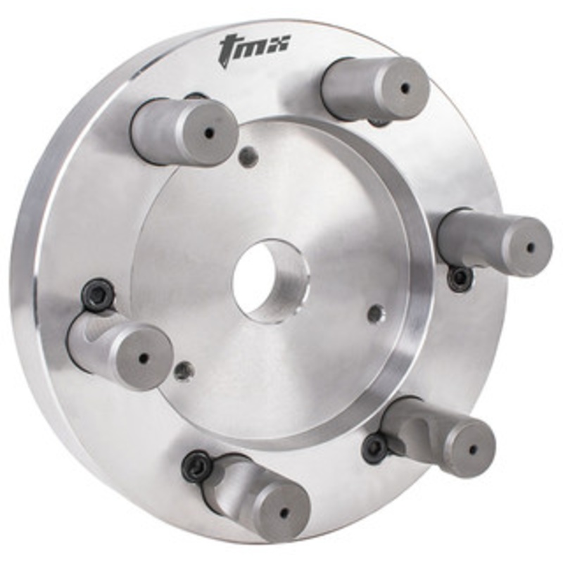 TMX Fully Machined Type D1 Steel Backplate for SET-TRU Chucks, 10in D1-5 – 3-875-105P
