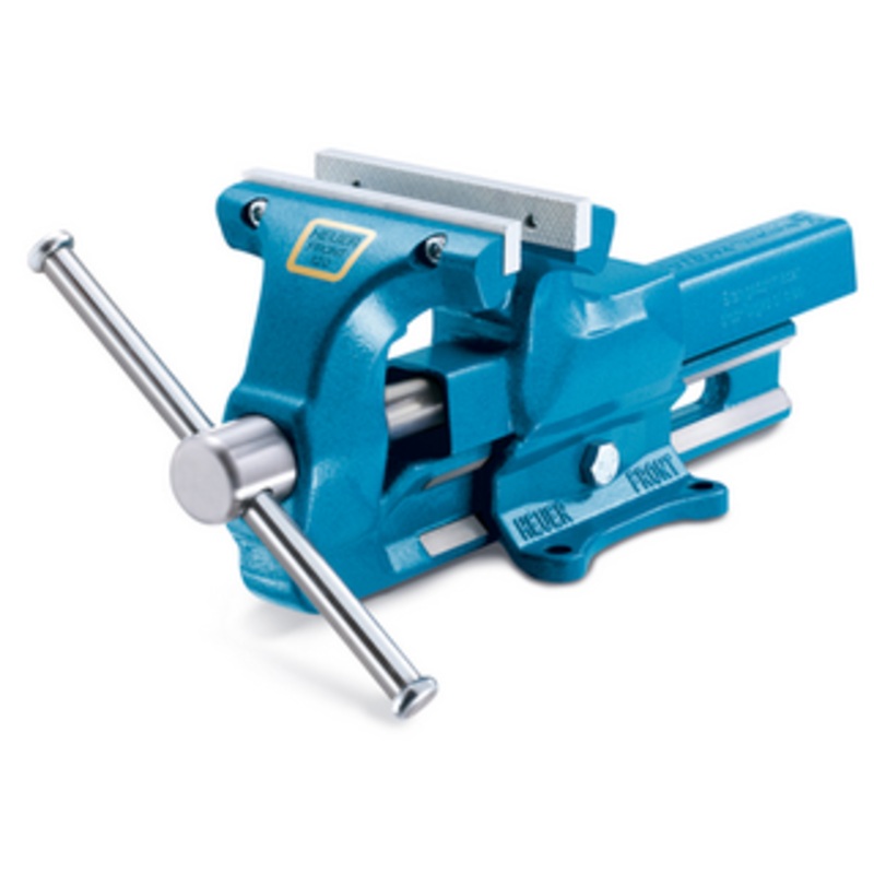 HEUER BENCH VISE JAW WIDTH 5.5/OPENING: 5-3/4 W/REPLACEABLE/REVERSIBLE JAWS – VH101140