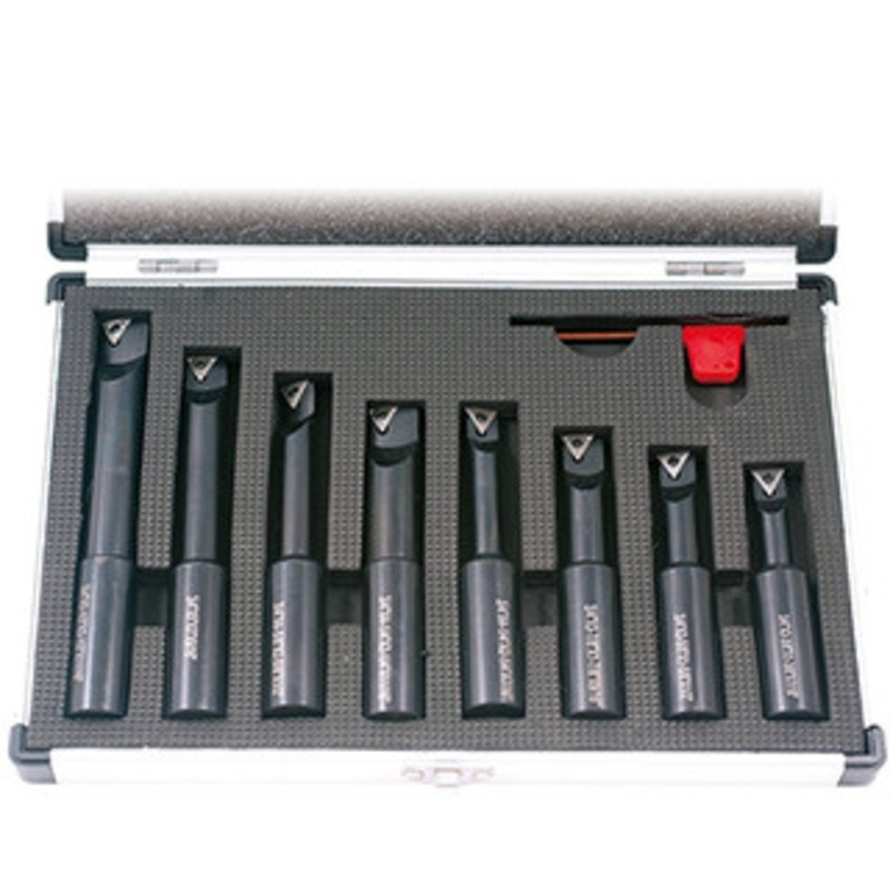 Precise 8 Piece 3/4 Shank Indexable Boring Bar Set – 1001-0708