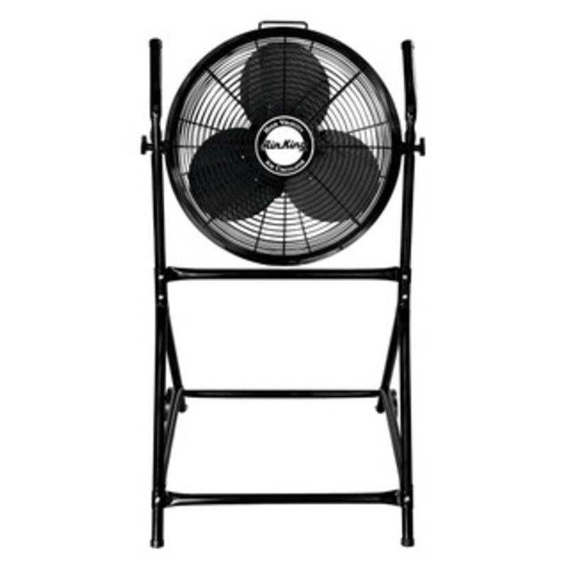 Air King Pivoting Industrial Grade Floor Fan with Roll-About Stand, 18 1/6 HP – AK9219