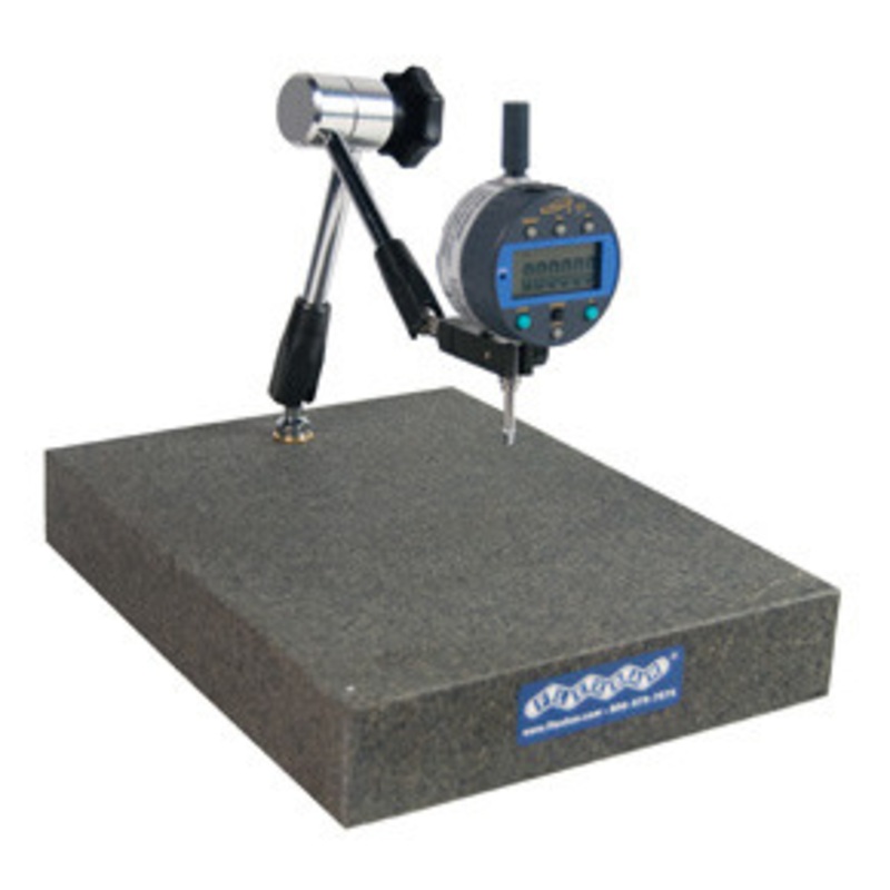 Flexbar Granite Base Indicator Stand, 3D Articulated Gaging Arm Model, 9 x 12 – 12032