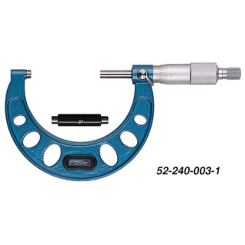 Fowler 2-3 w/Standard, Ratchet Outside Inch Micrometer – 52-240-003-1