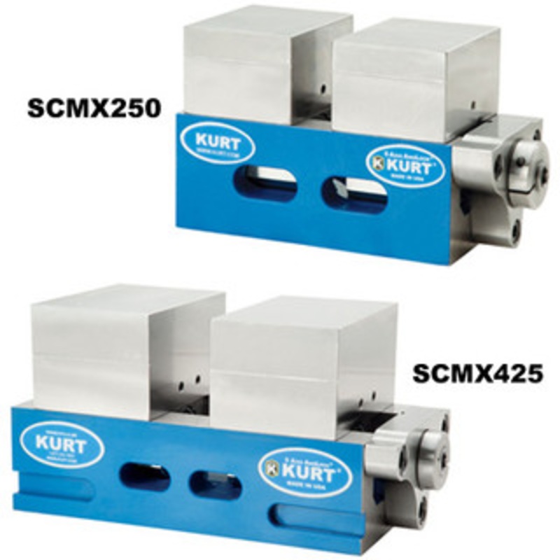 Kurt MaxLock 5-Axis Self-Centering Vises