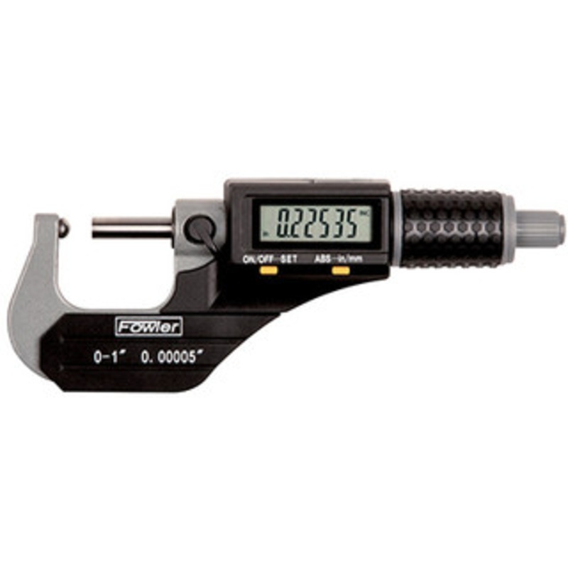 Fowler 2-3/50-75mm Electronic IP54 Ball-Anvil Micrometer – 54-860-115