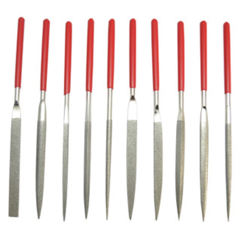 Grobet Diamond Needle Files, 10-piece Set #33.950 – 55-533-4